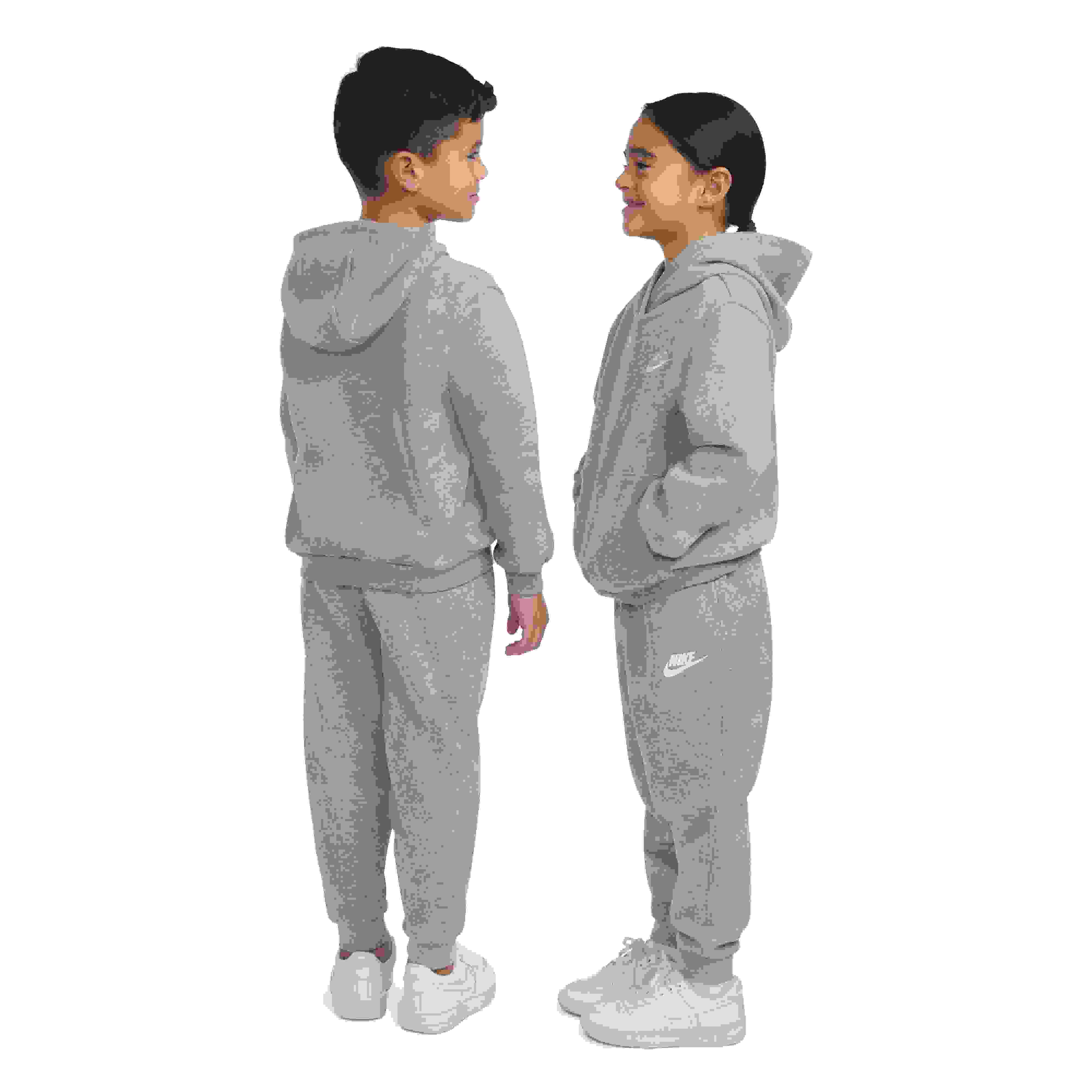 Nike Sportswear Club Fleece Little Kids' Dk Grey Pullover Hoodie